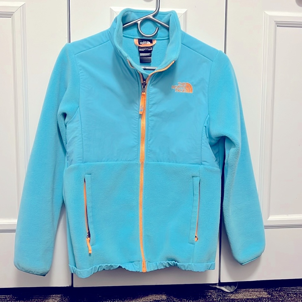 Kids! The North face light blue girls large coat